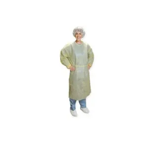 Alphaprotech Critical Cover Genpro Gowns Gown Yellow Isolation Unversal100/Cs