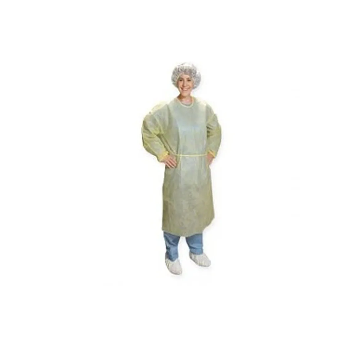Alphaprotech Critical Cover Genpro Gowns Gown Yellow Isolation Unversal100/Cs