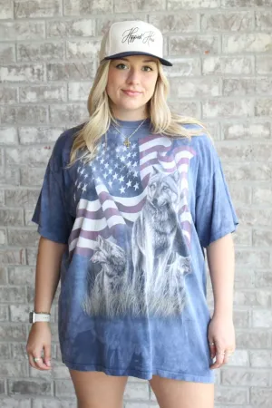 American #1 Vintage Tee