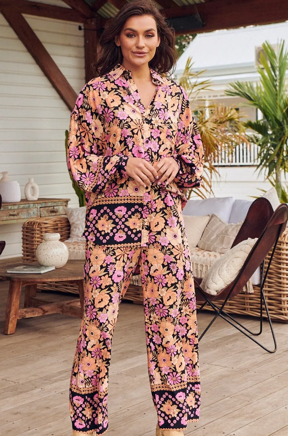 APRICOT BLOSSOM JAX PANTS