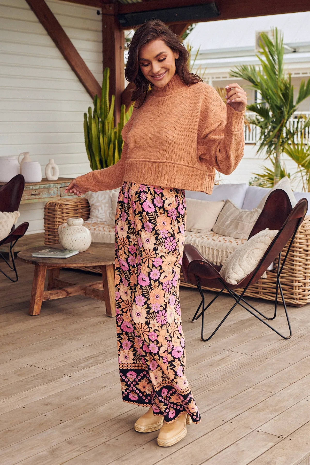 APRICOT BLOSSOM JAX PANTS