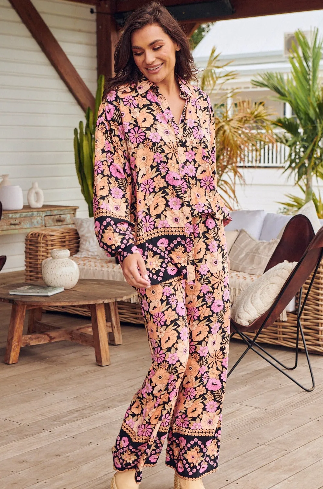 APRICOT BLOSSOM JAX PANTS