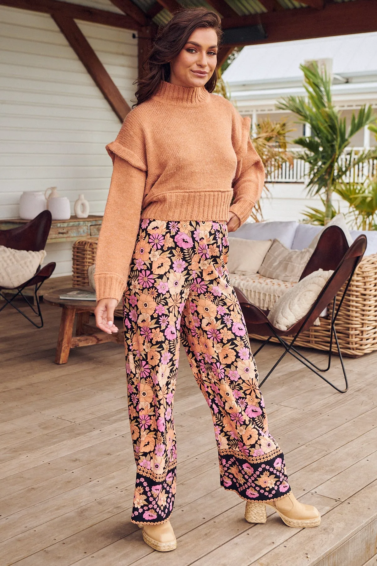 APRICOT BLOSSOM JAX PANTS