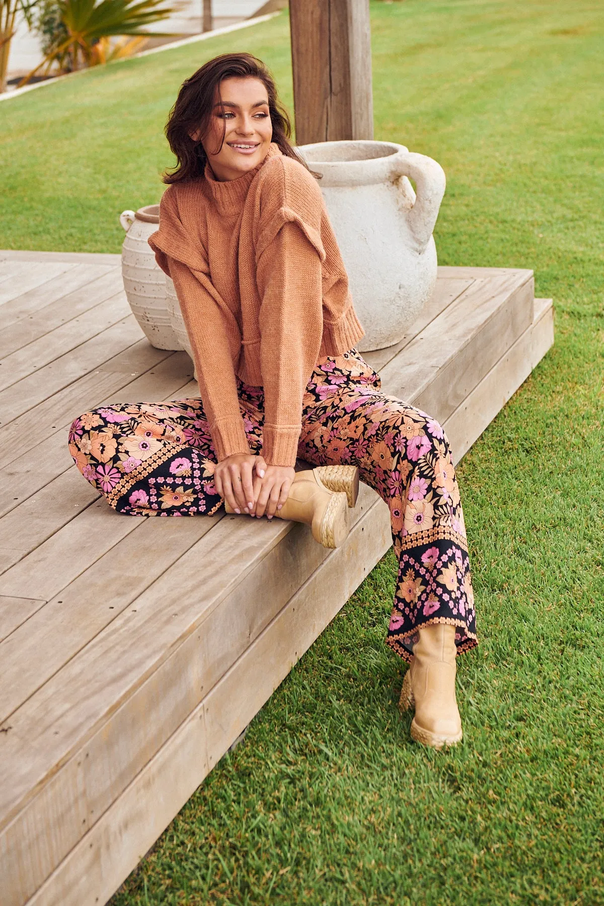APRICOT BLOSSOM JAX PANTS