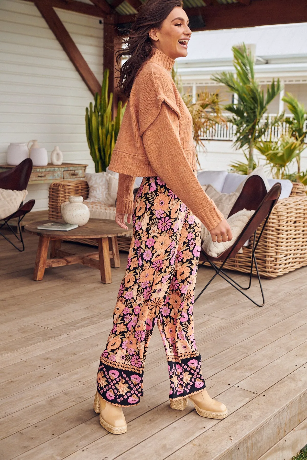 APRICOT BLOSSOM JAX PANTS