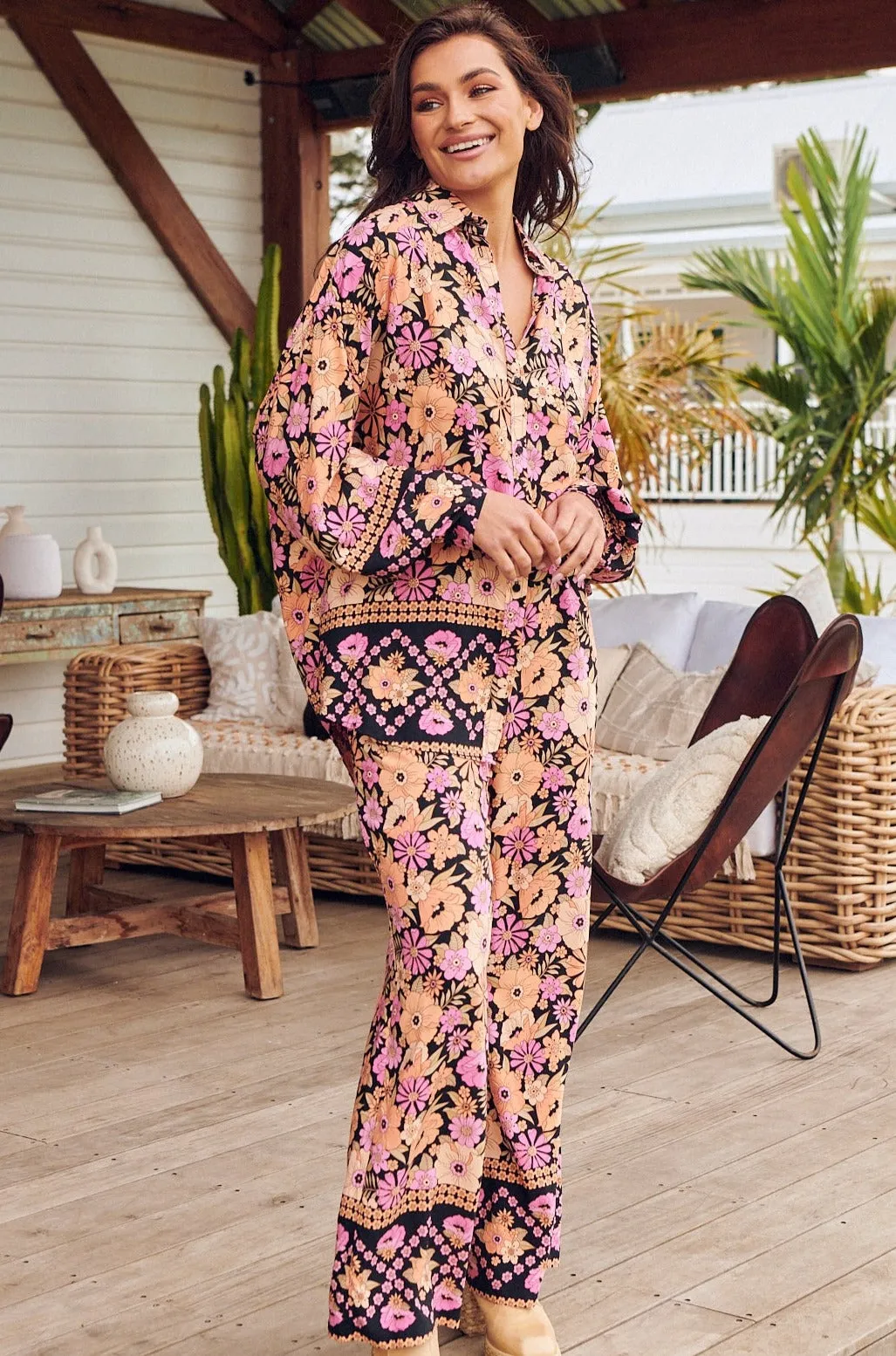 APRICOT BLOSSOM JAX PANTS