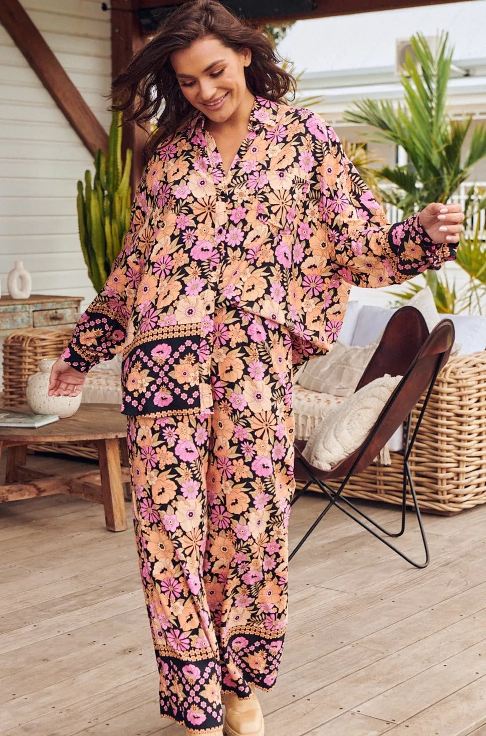 APRICOT BLOSSOM JAX PANTS