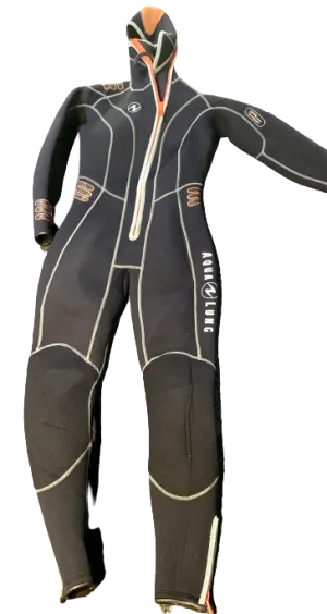 Aqua Lung Wetsuit with Hood 6.5mm High Density Ladies - Size M Pre-owned