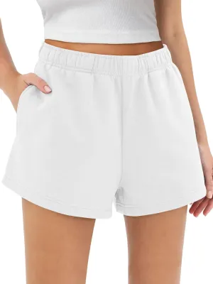 AUTOMET Womens Sweat Shorts Trendy Casual Athletic Running Summer Vacation Outfits Comfy 2025 Fashion Workout Clothing