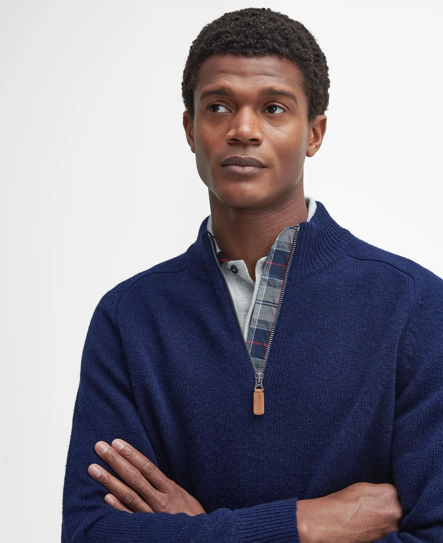 Barbour - Talder Half Zip, Navy