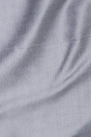Battleship Gray Silk Shantung 54" Fabric
