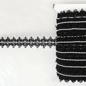Beaded Rayon Loop Braid