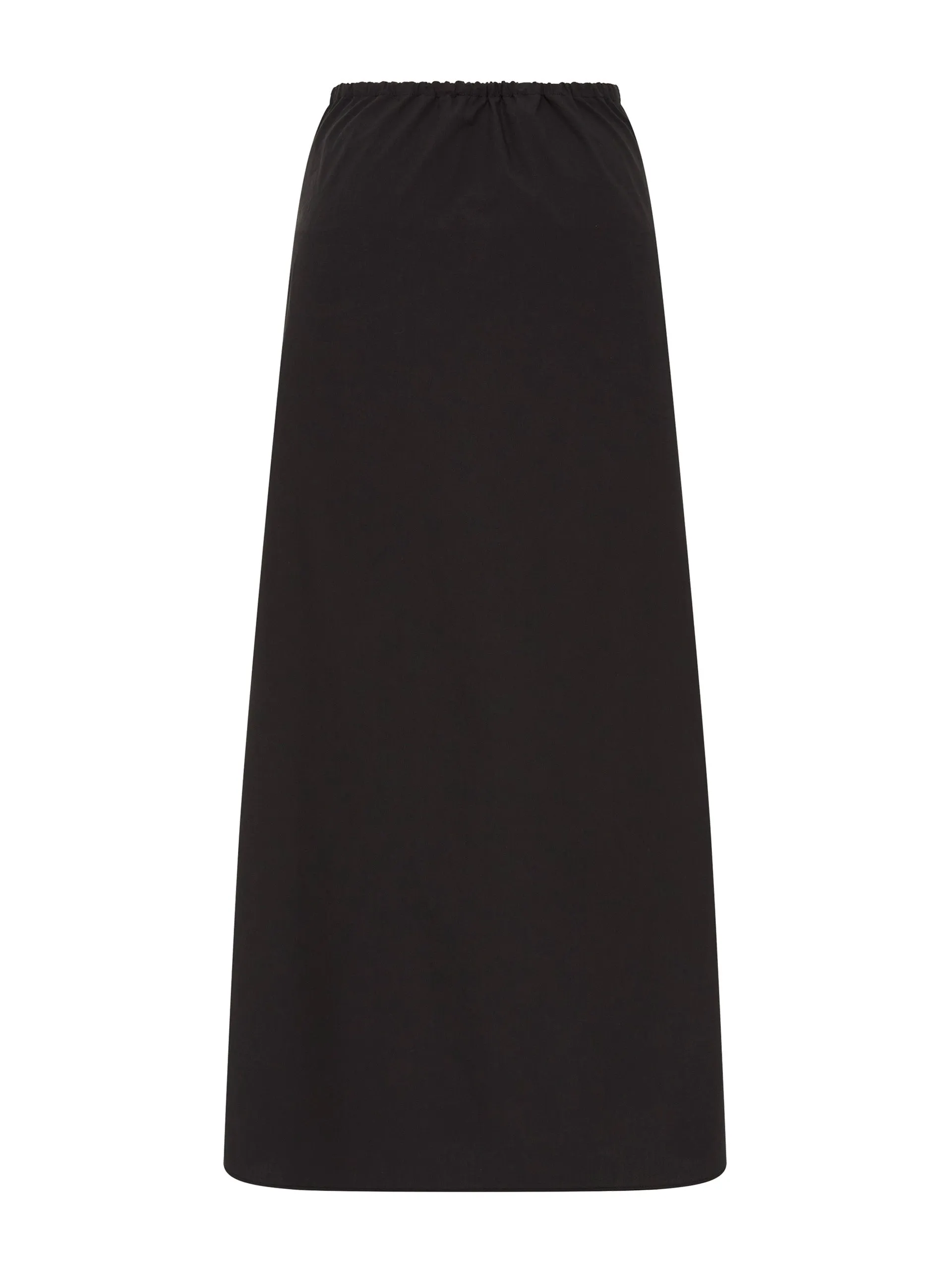 Black drawcord skirt
