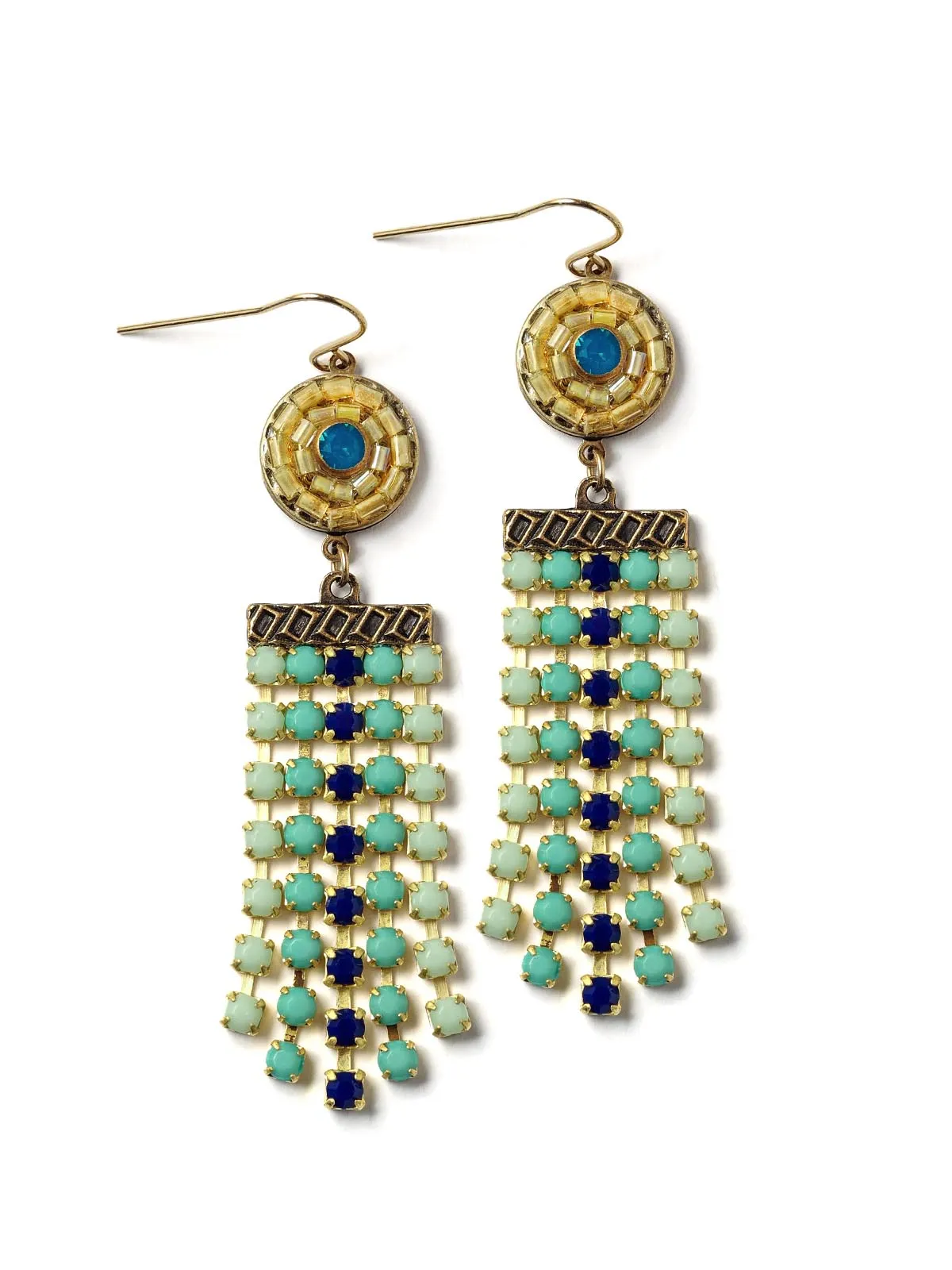 Capri Fringe Statement Earrings