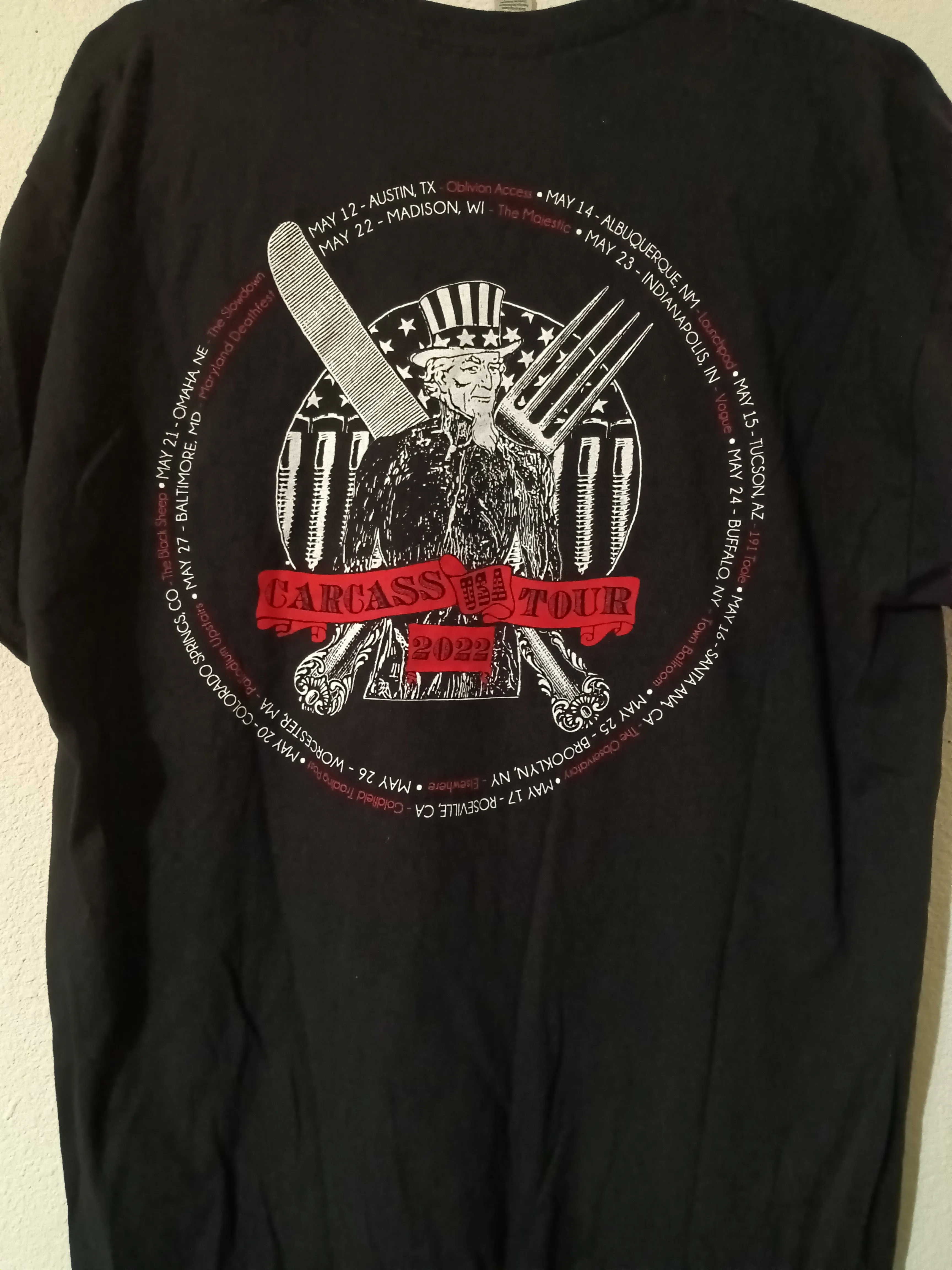 CARCASS - Tour Shirt 2022