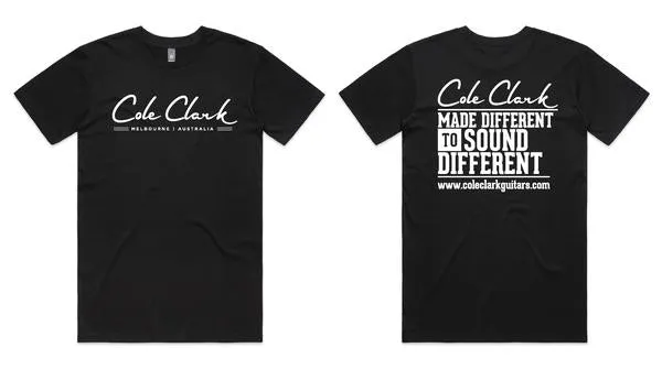 Cole Clark Signature Tee Black Medium