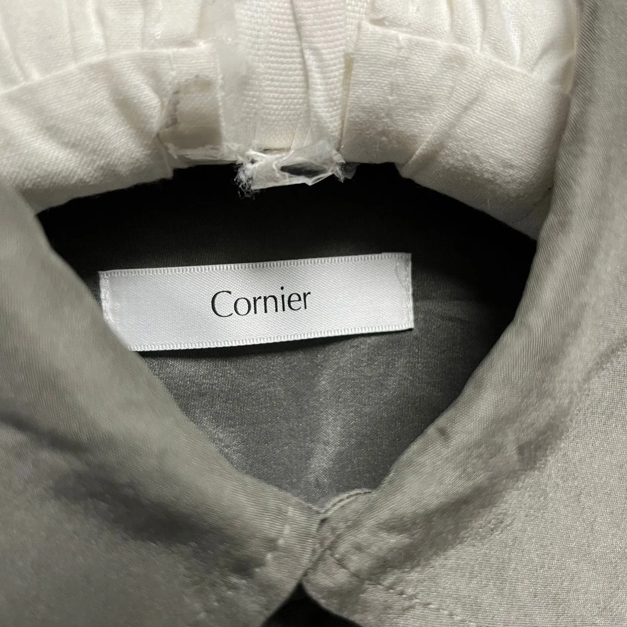 Cornier コルニエ BRAZIL SILK LONG SLEEVE SHIRTS シルクシャツ