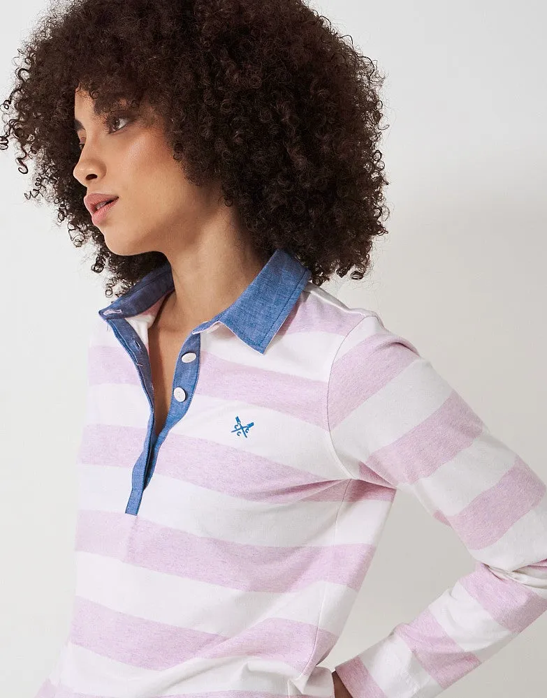 Crew Clothing Stripe Rugby Shirt
