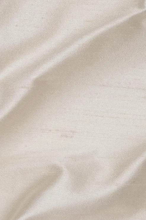 Eggshell Silk Shantung 54" Fabric