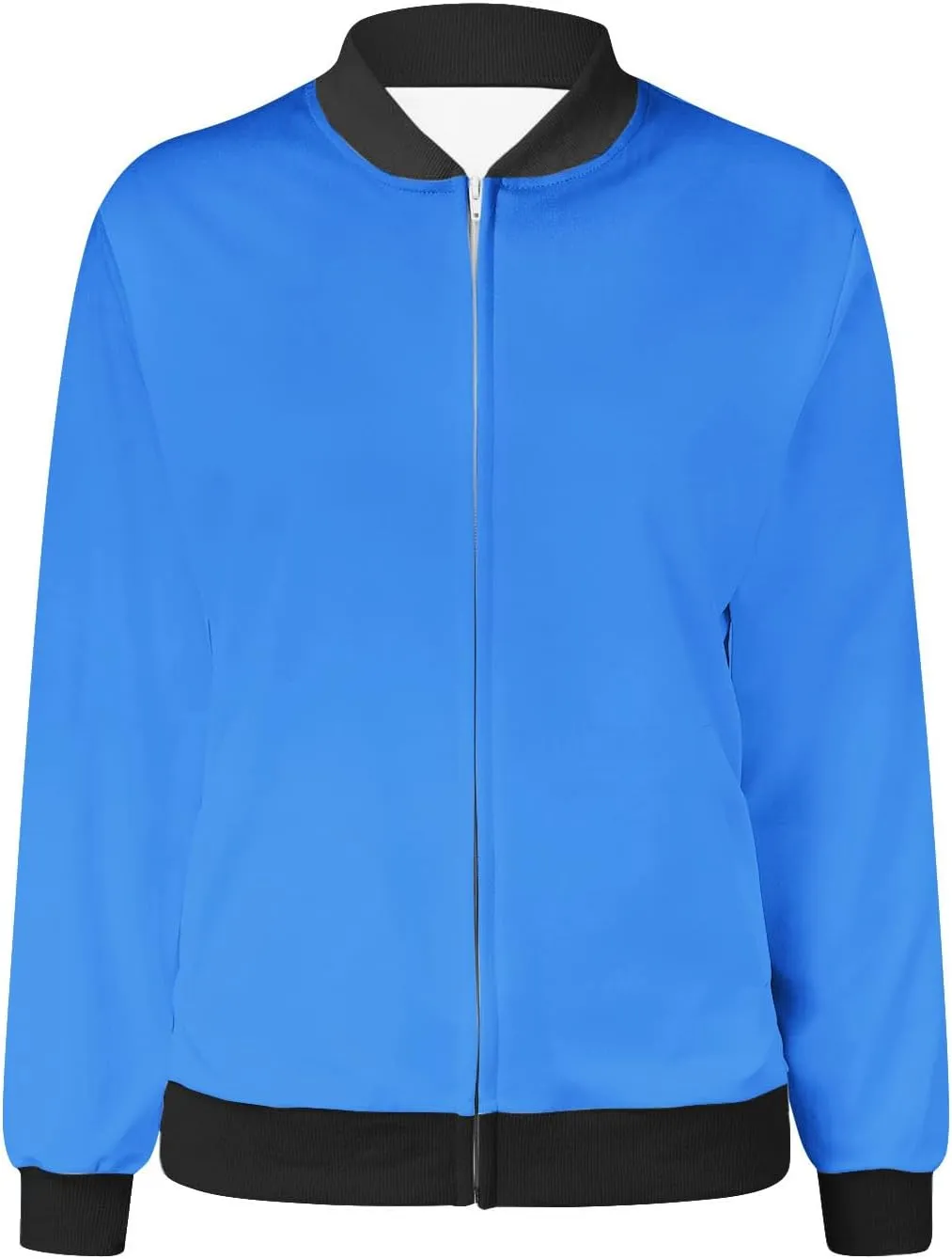 Firzero Womens Jackets Dressy Casual Bomber Jackets Casual Zip Up Fall Coat Long Sleeve Windbreaker Lightweight Fall Jackets