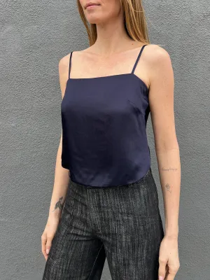 Georgia Top in Vintage Satin - Night
