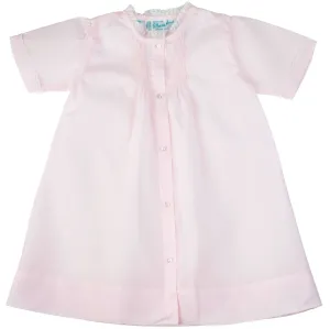 Girls Lace Folded Daygown- with Flowered Embroidery