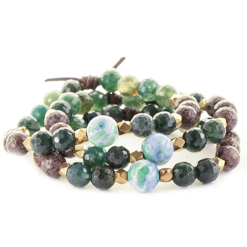 Home is Where the Military Sends Us Bracelet - Green | A Military Tribute Bracelet