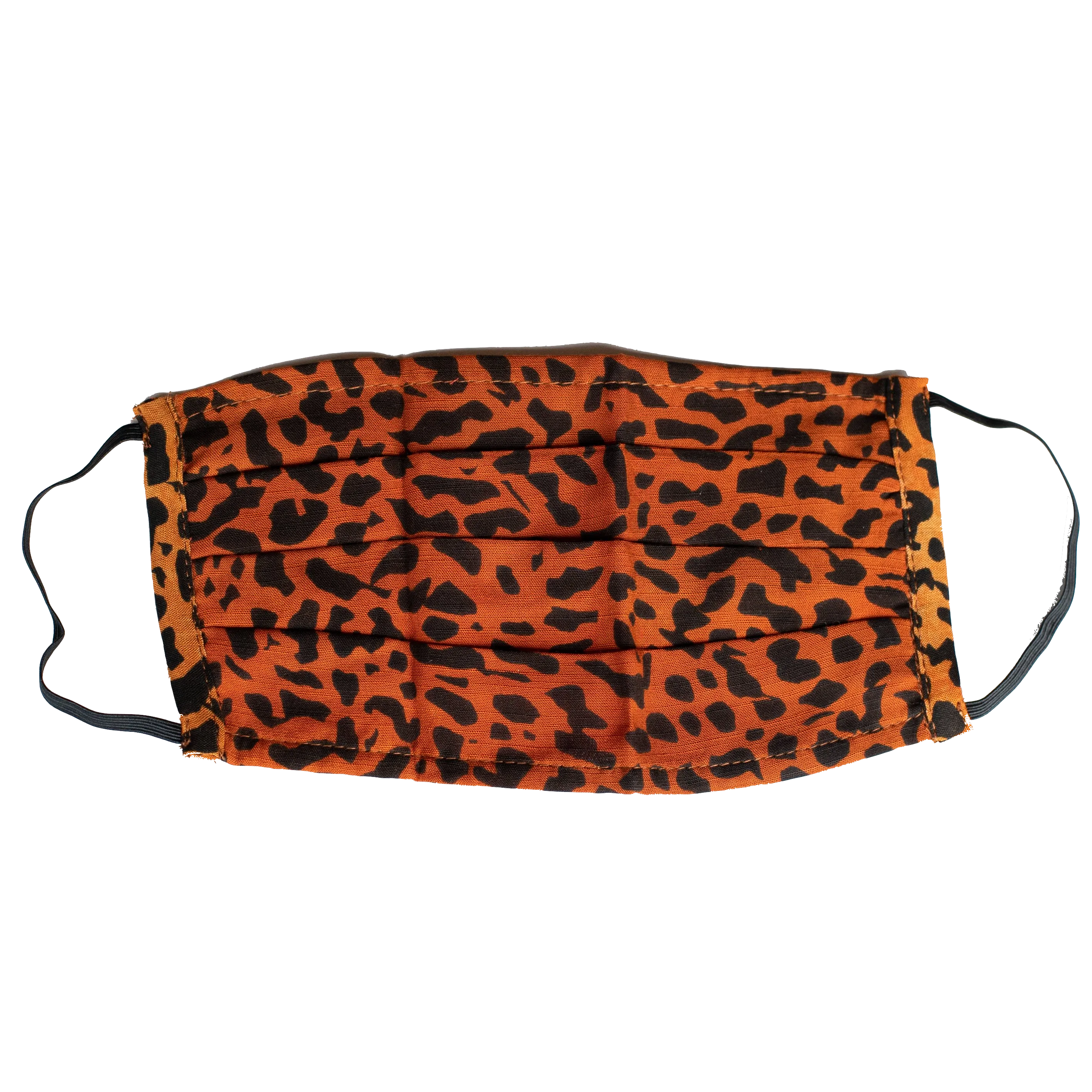 INDAH CLOTHING - FACE MASK ORANGE LEOPARD