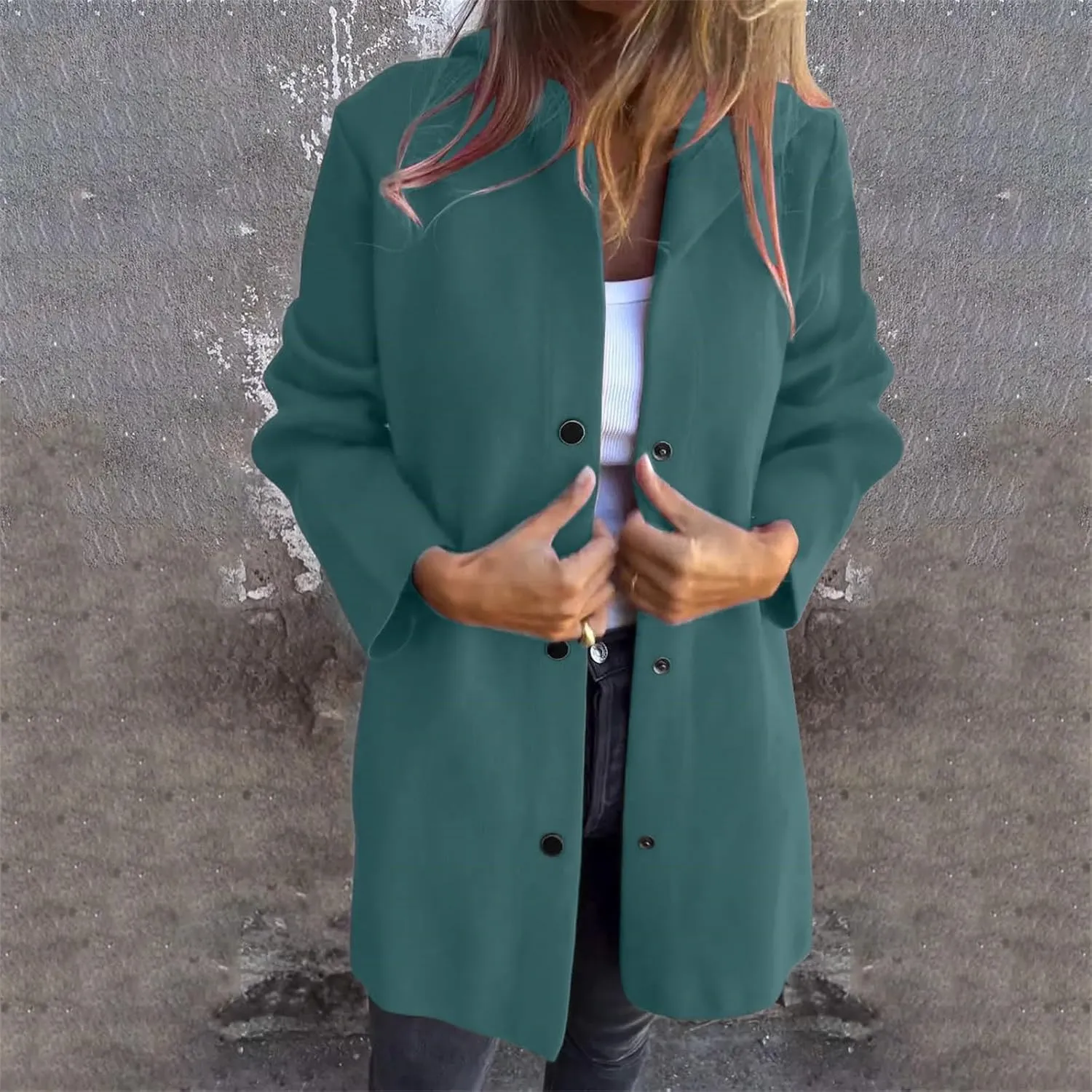 Jackets for Women Casual Single Breasted Hooded Jacket Long Sleeve Trench Coat 2024 Trendy Quilted Shackets
