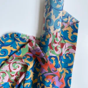 Liberty of London Kensington Silk Crepe de Chine - Rococo Scrolls B