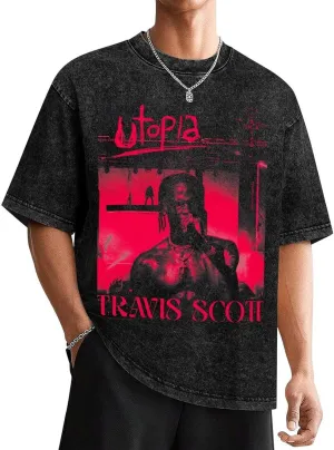 Man's Round Neck Short Sleeve Fashion T Shirt