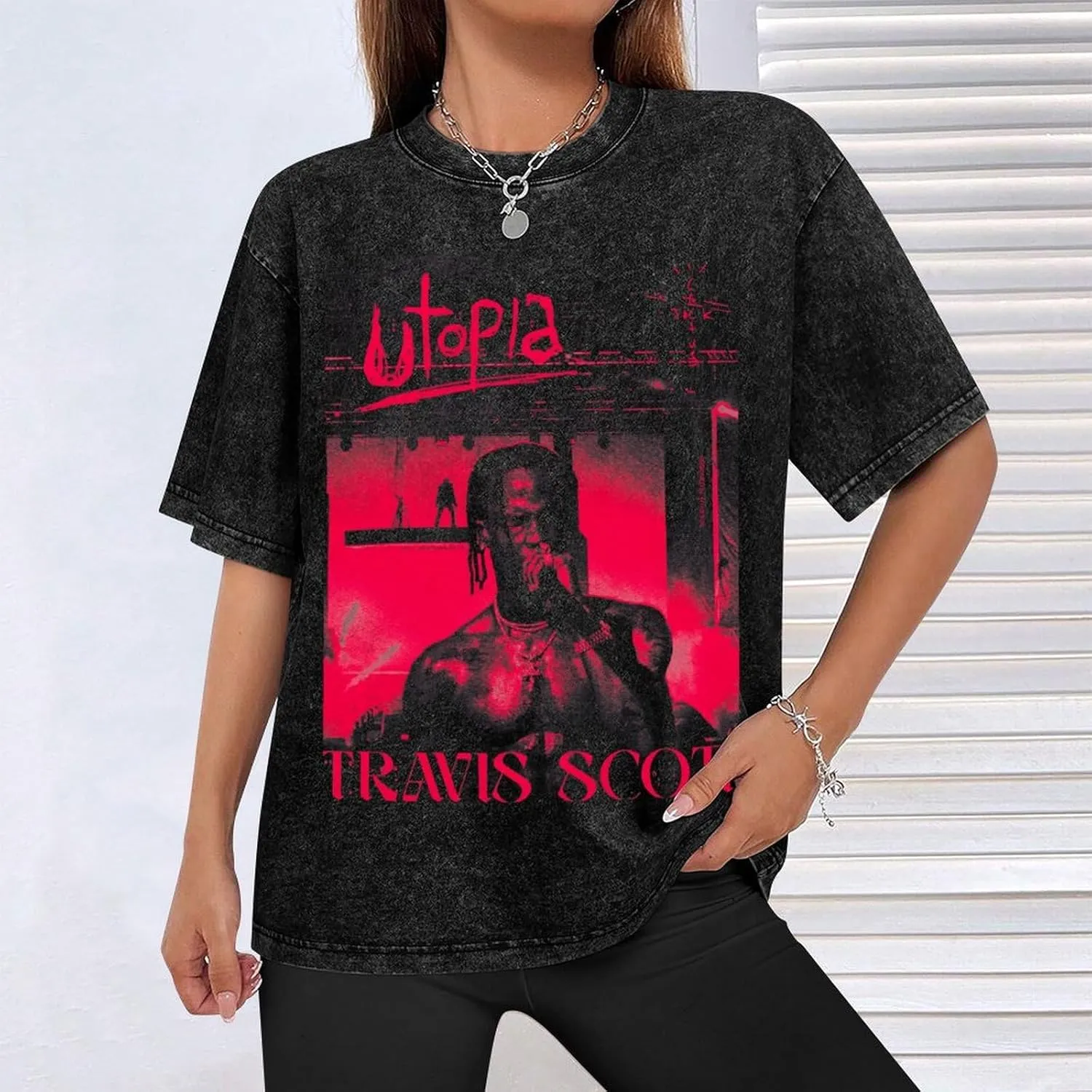 Man's Round Neck Short Sleeve Fashion T Shirt