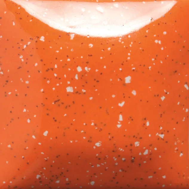 Mayco SP275 Speckled OrangeAPeel Stroke & Coat Wonderglaze