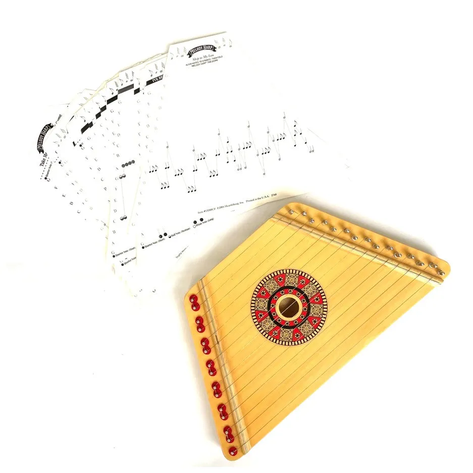 Melody Harp w/ Song Charts & Bag