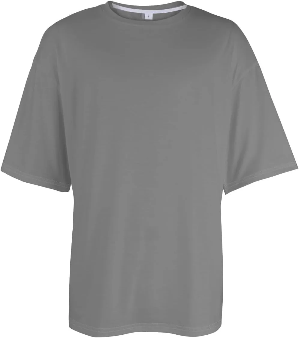 Men's Graphic Tees Fashion Short Sleeve Loose Tshirts Casual Workout Solid Color Tees T-Shirts Tees, S-5XL