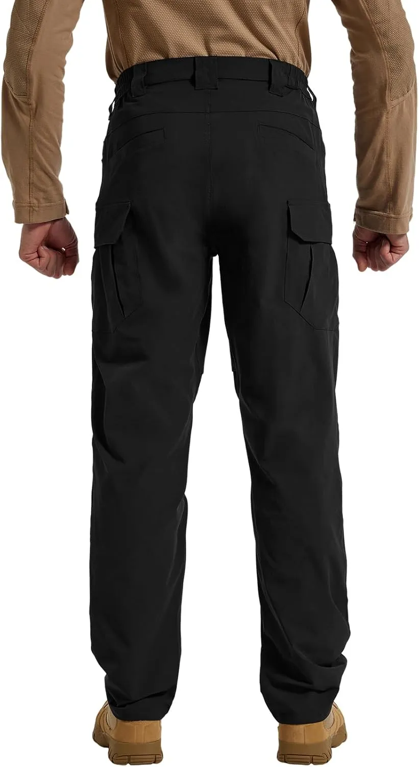 Men's Quick Dry Cargo Pants Water Resistant Tactical Pants Lightweight Stretch Outdoor Work Hiking Pants