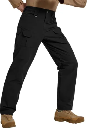 Men's Quick Dry Cargo Pants Water Resistant Tactical Pants Lightweight Stretch Outdoor Work Hiking Pants