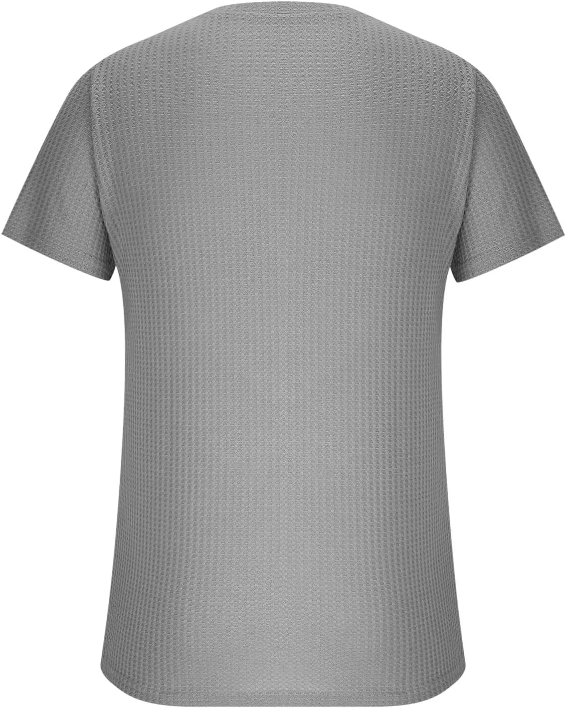 Mens Textured T-Shirts Lightweight Casual Knit Short Sleeve Crewneck Tops Summer Loose Fit Waffle Knit Pullover Tees