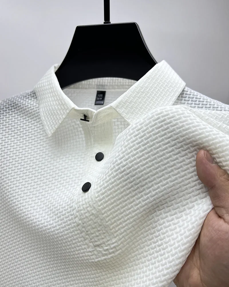 Mesh Ice Silk Short Sleeve T-shirts