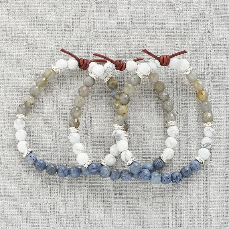 Milspo Pride Mini Bracelet - Air Force | Military Spouse Bracelet