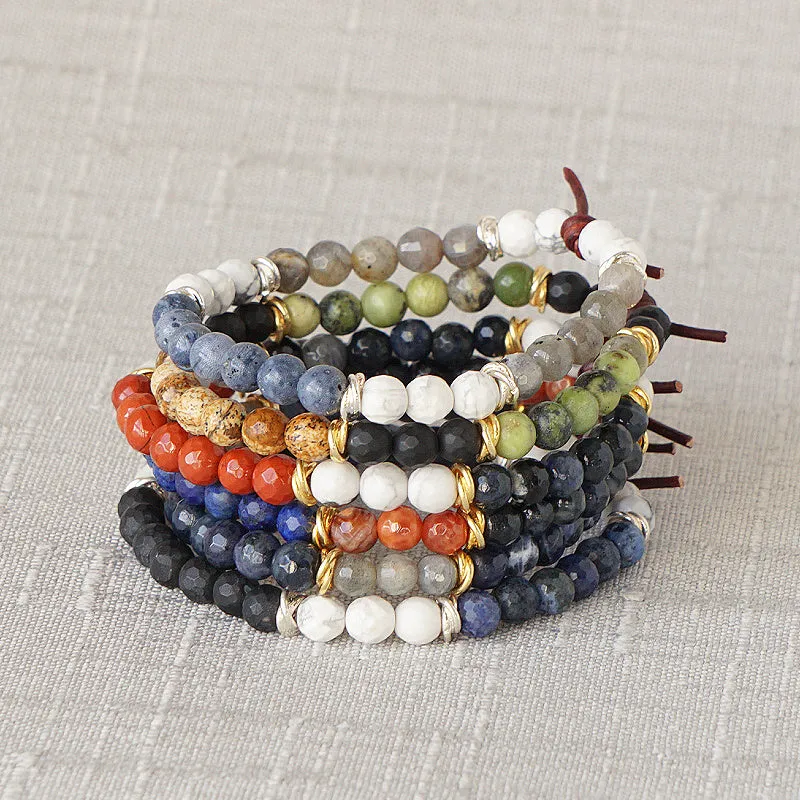 Milspo Pride Mini Bracelet - Air Force | Military Spouse Bracelet