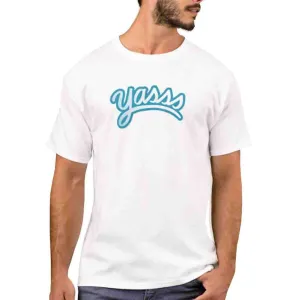 Nutcase Designer Round Neck Men's T-Shirt Wrinkle-Free Poly Cotton Tees - Yasss