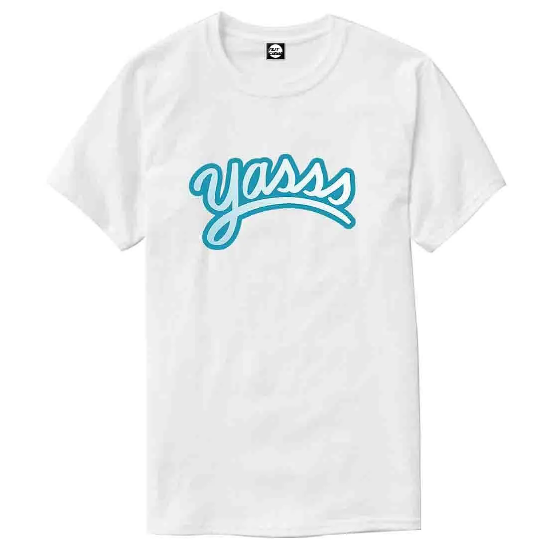 Nutcase Designer Round Neck Men's T-Shirt Wrinkle-Free Poly Cotton Tees - Yasss