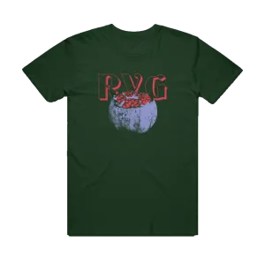 Pomegranate / Green T-shirt