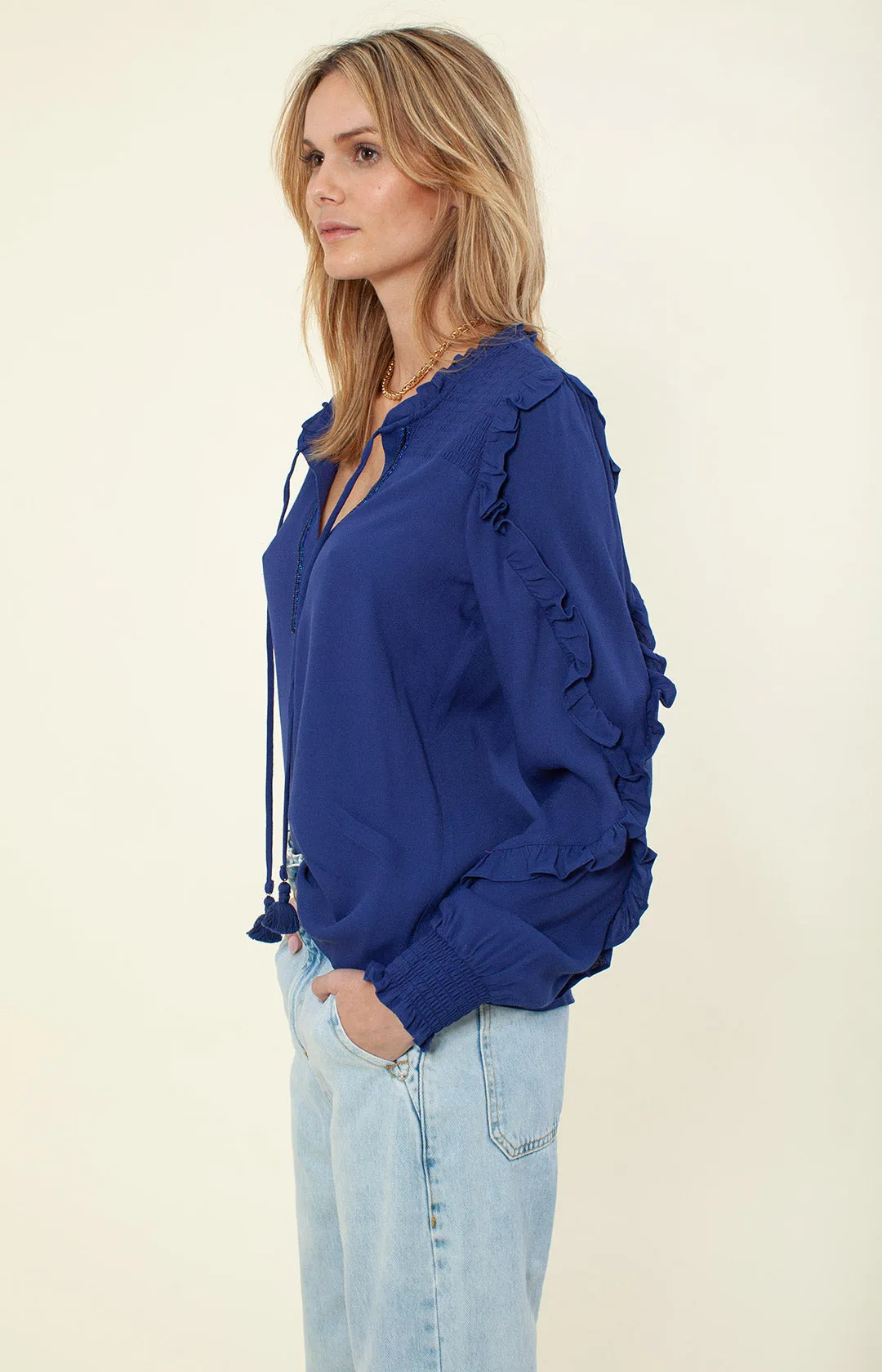 Savanna Solid Top *Beaded*