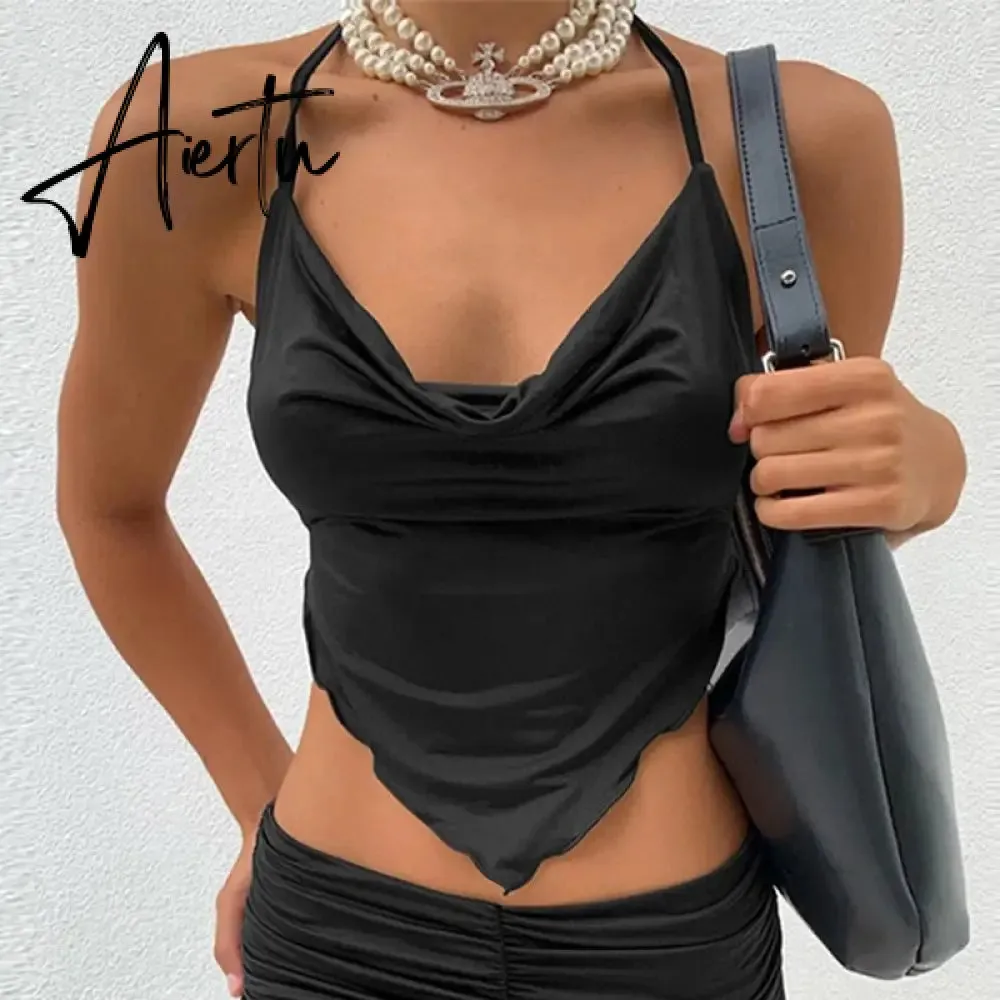 Sexy Hollow Tanks Top Two-piece Women Summer Fashion Crop Tops For Women Black White Sleeveless Casual Tank Tops Streetwear