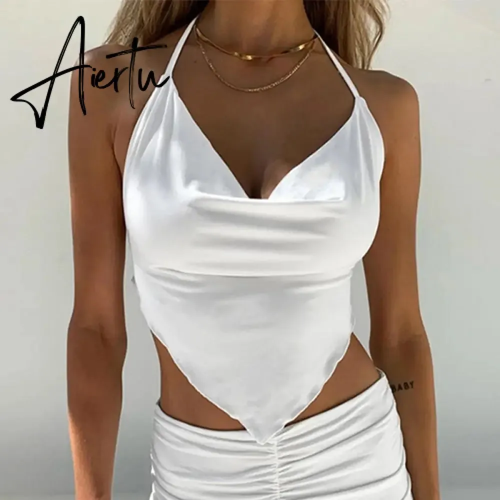 Sexy Hollow Tanks Top Two-piece Women Summer Fashion Crop Tops For Women Black White Sleeveless Casual Tank Tops Streetwear
