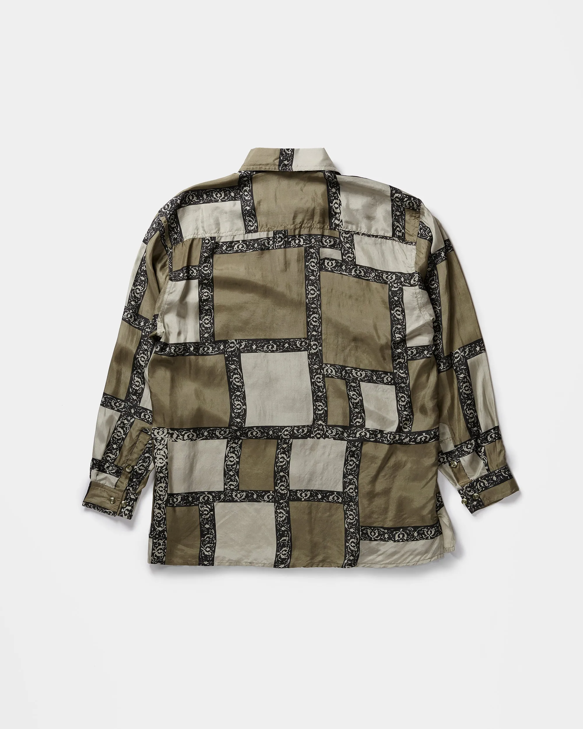 Silk Shirts Long Sleeve Patterned / K