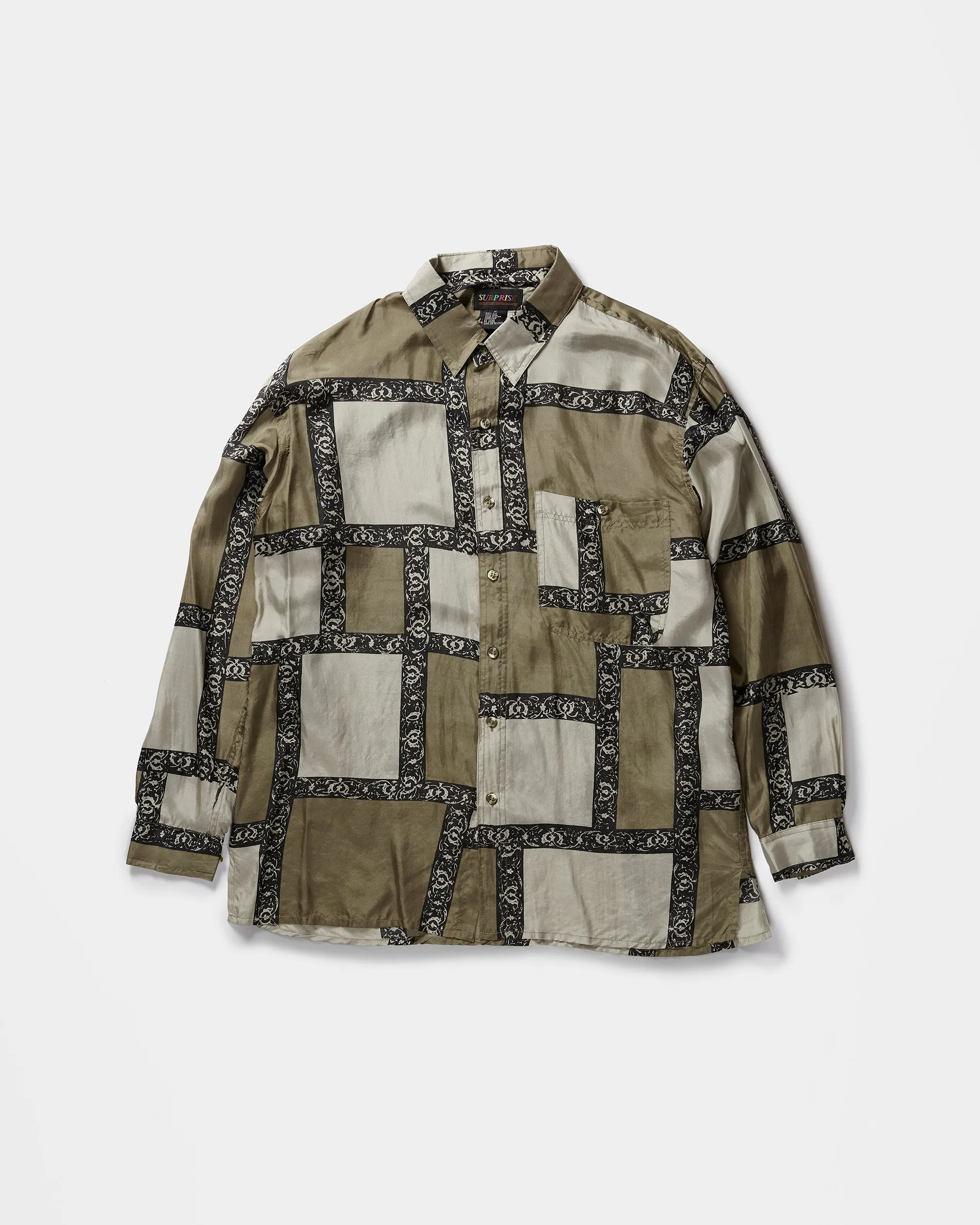 Silk Shirts Long Sleeve Patterned / K