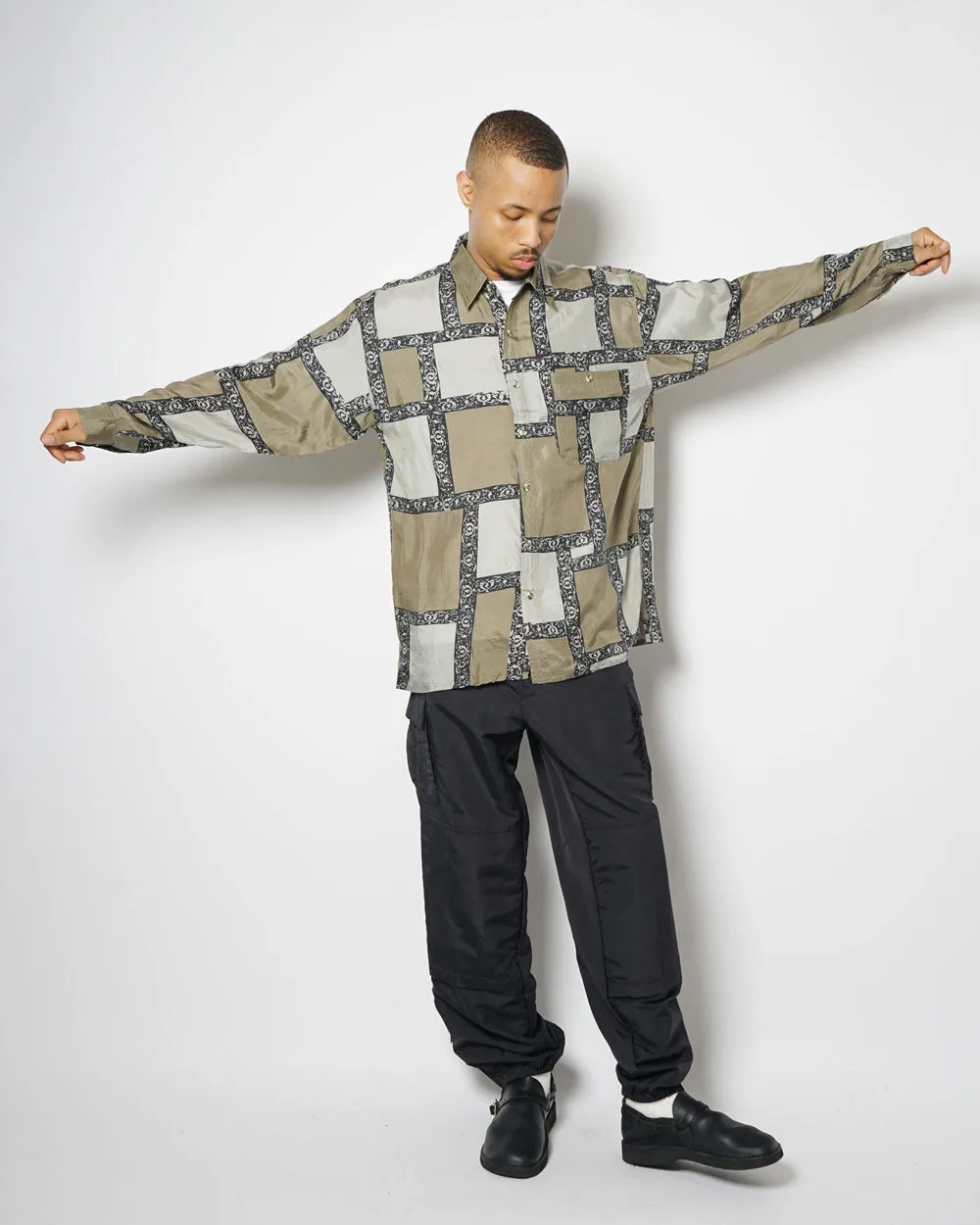 Silk Shirts Long Sleeve Patterned / K
